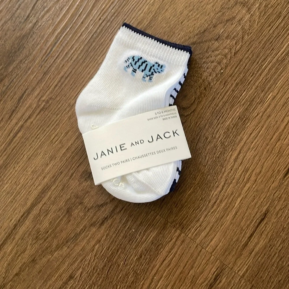 Janie and Jack Infant Socks Size 3 to 6 Months NWT